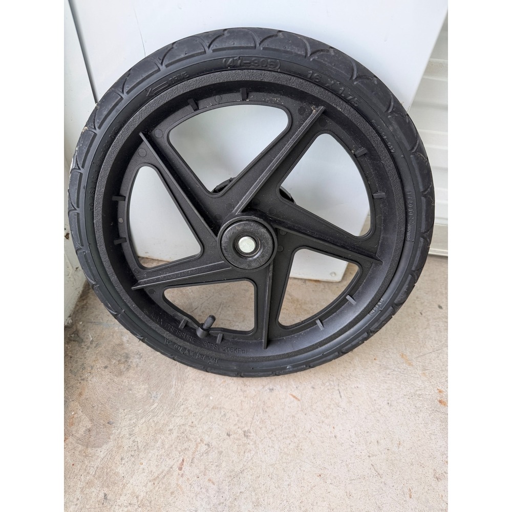 Bob Revolution Flex 3.0 Stroller Left Wheel 16" Kenda Tire Black Replacement